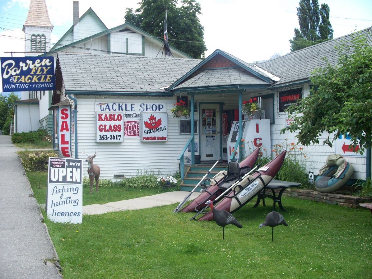 Barren's Sport Shop/Kaslo Glass